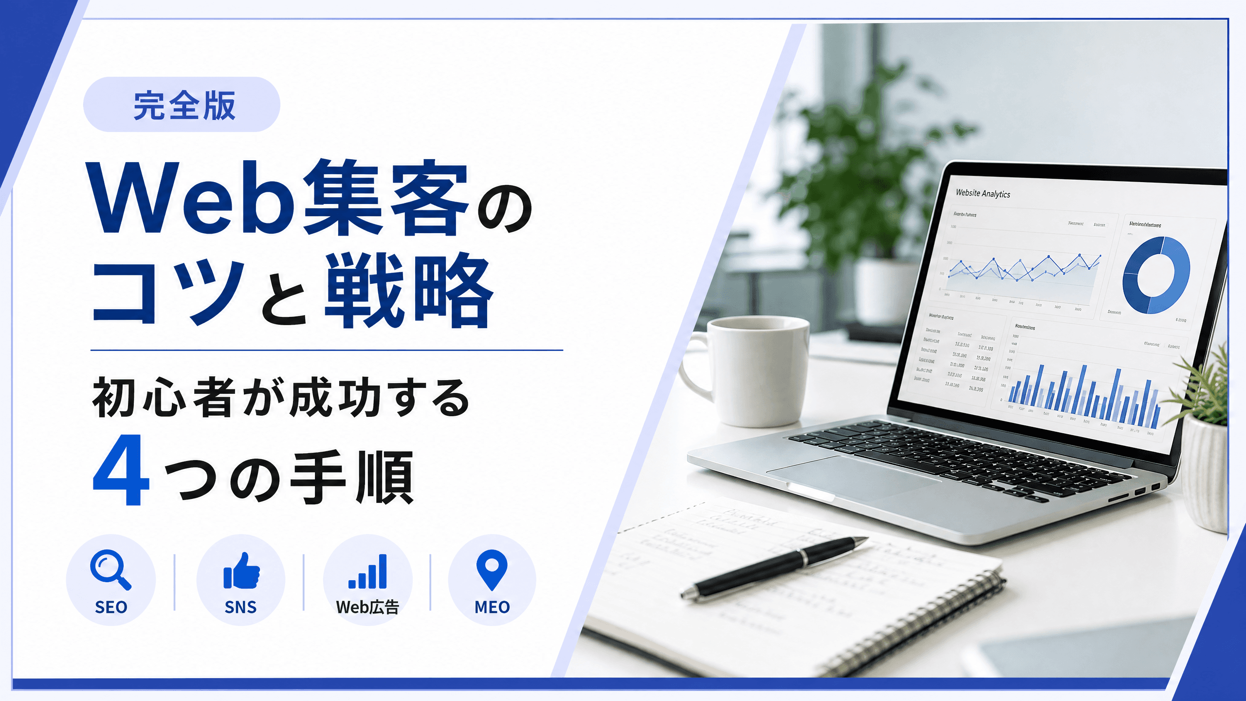 Web集客のコツと戦略・初心者が成功する4つの手順【完全版】
