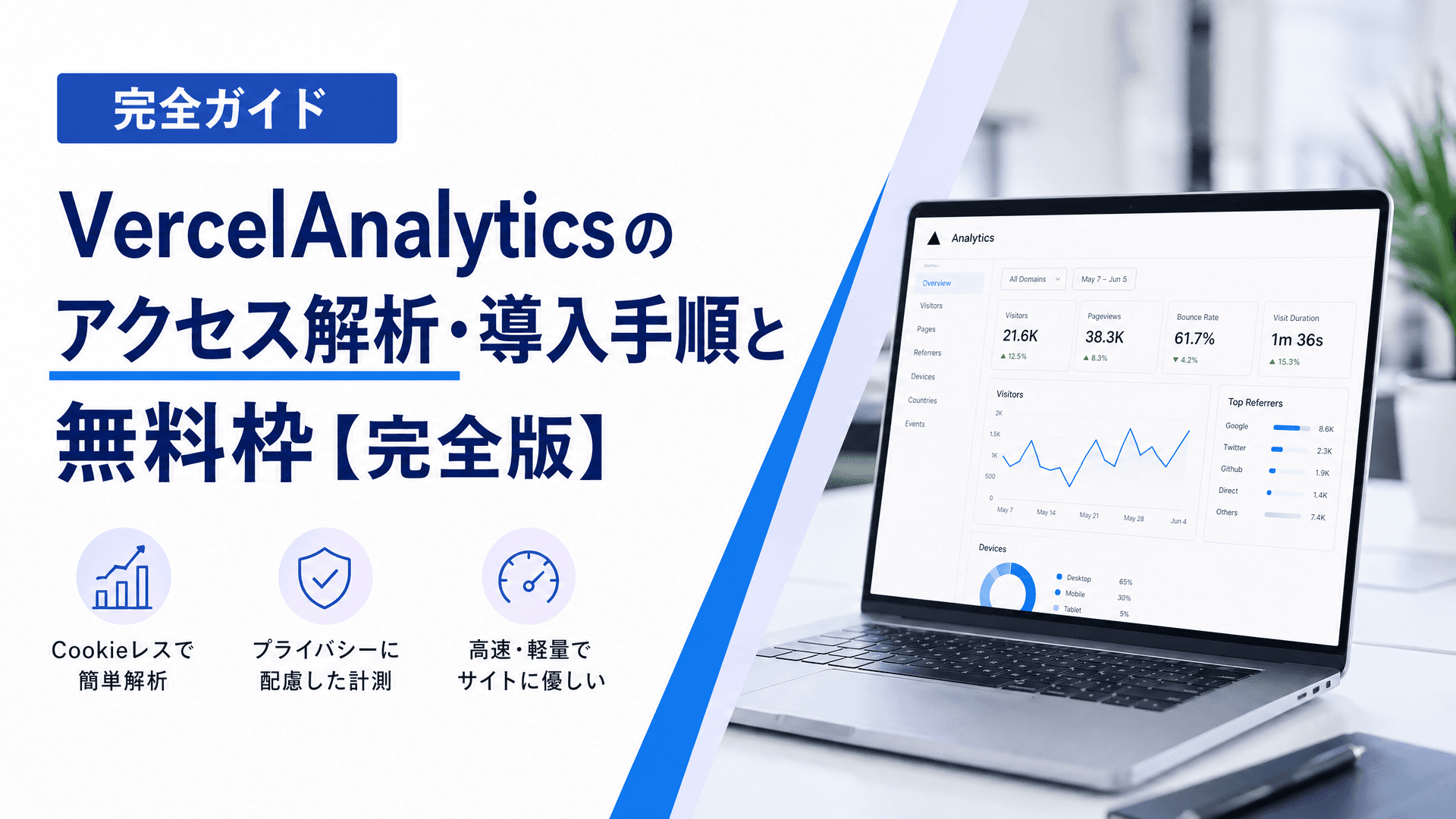 VercelAnalyticsのアクセス解析・導入手順と無料枠【完全版】