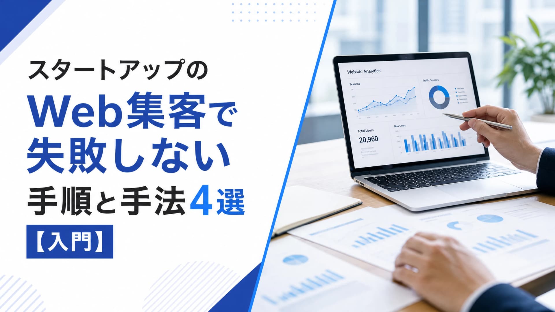 スタートアップのWeb集客で失敗しない手順と手法4選【入門】