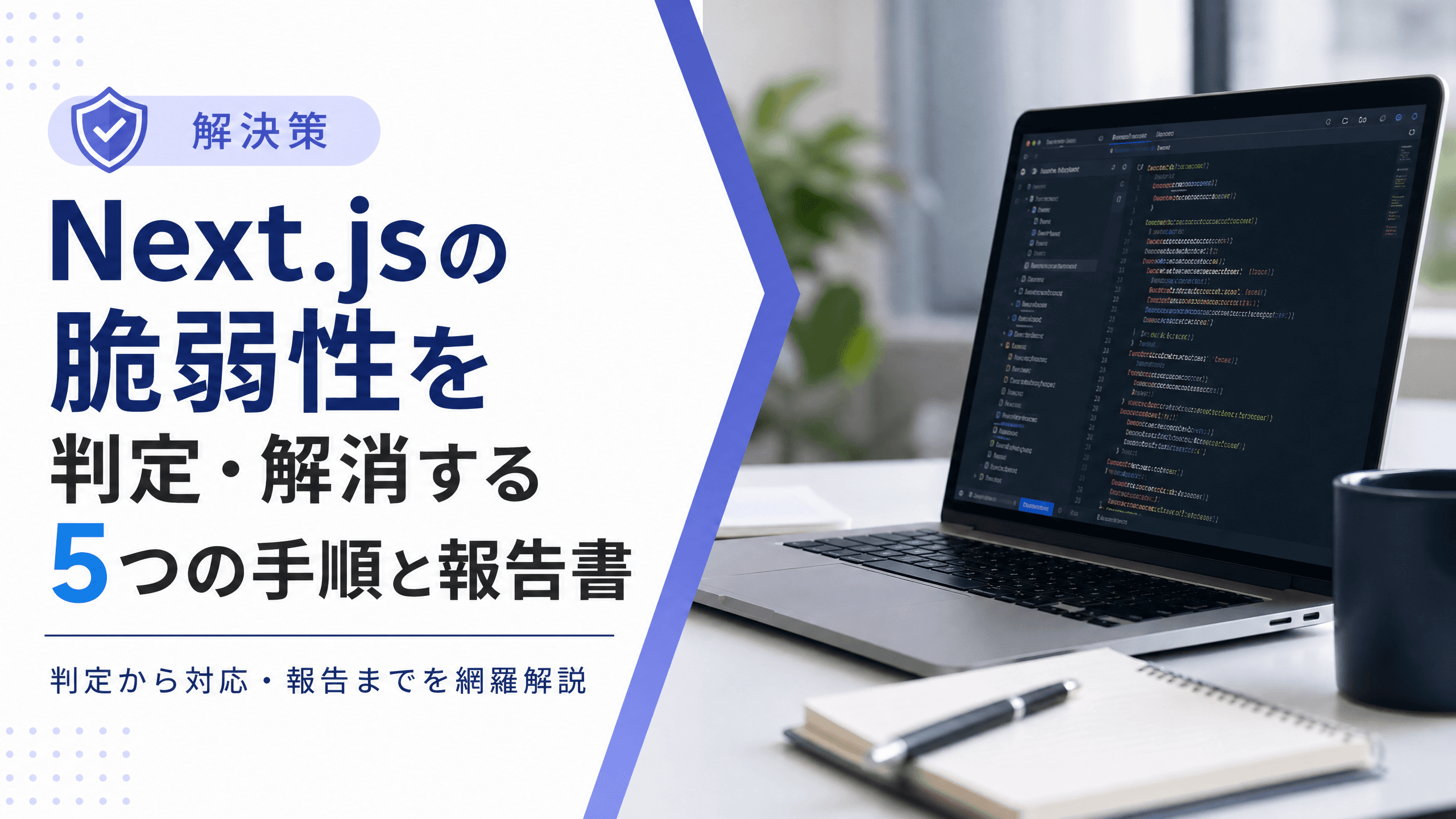 Next.jsの脆弱性を判定・解消する5つの手順と報告書【解決策】