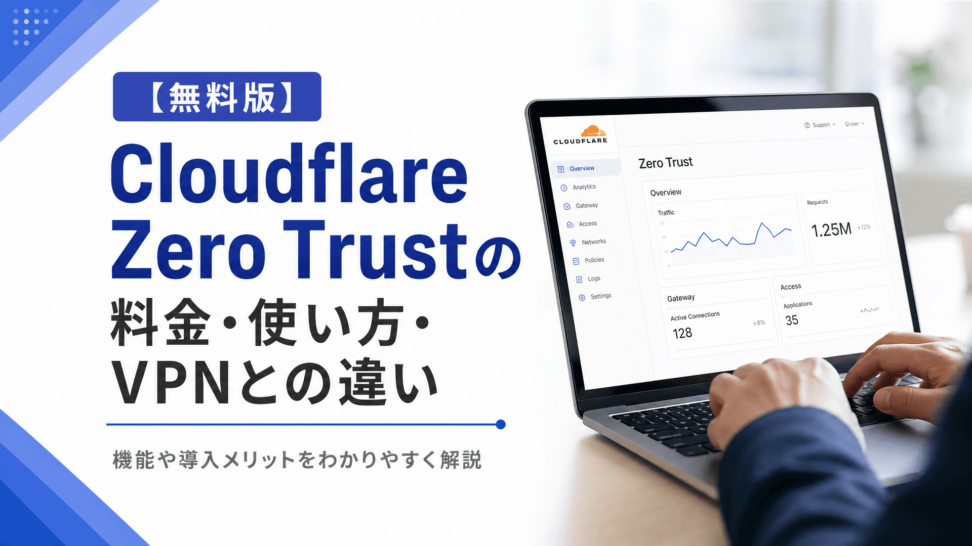 CloudflareZeroTrustの料金・使い方・VPNとの違い【無料版】