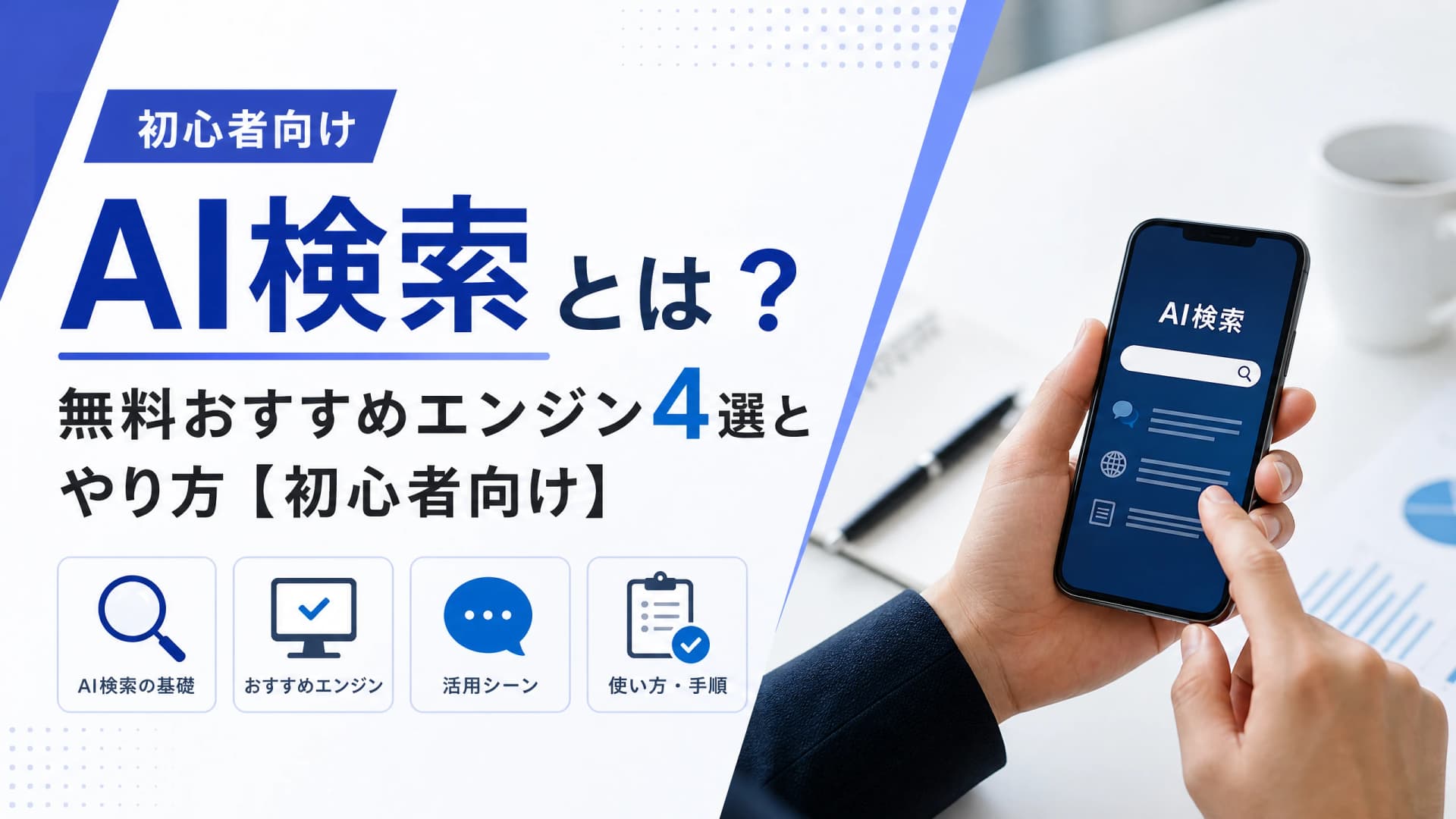 AI検索とは？無料おすすめエンジン4選とやり方【初心者向け】