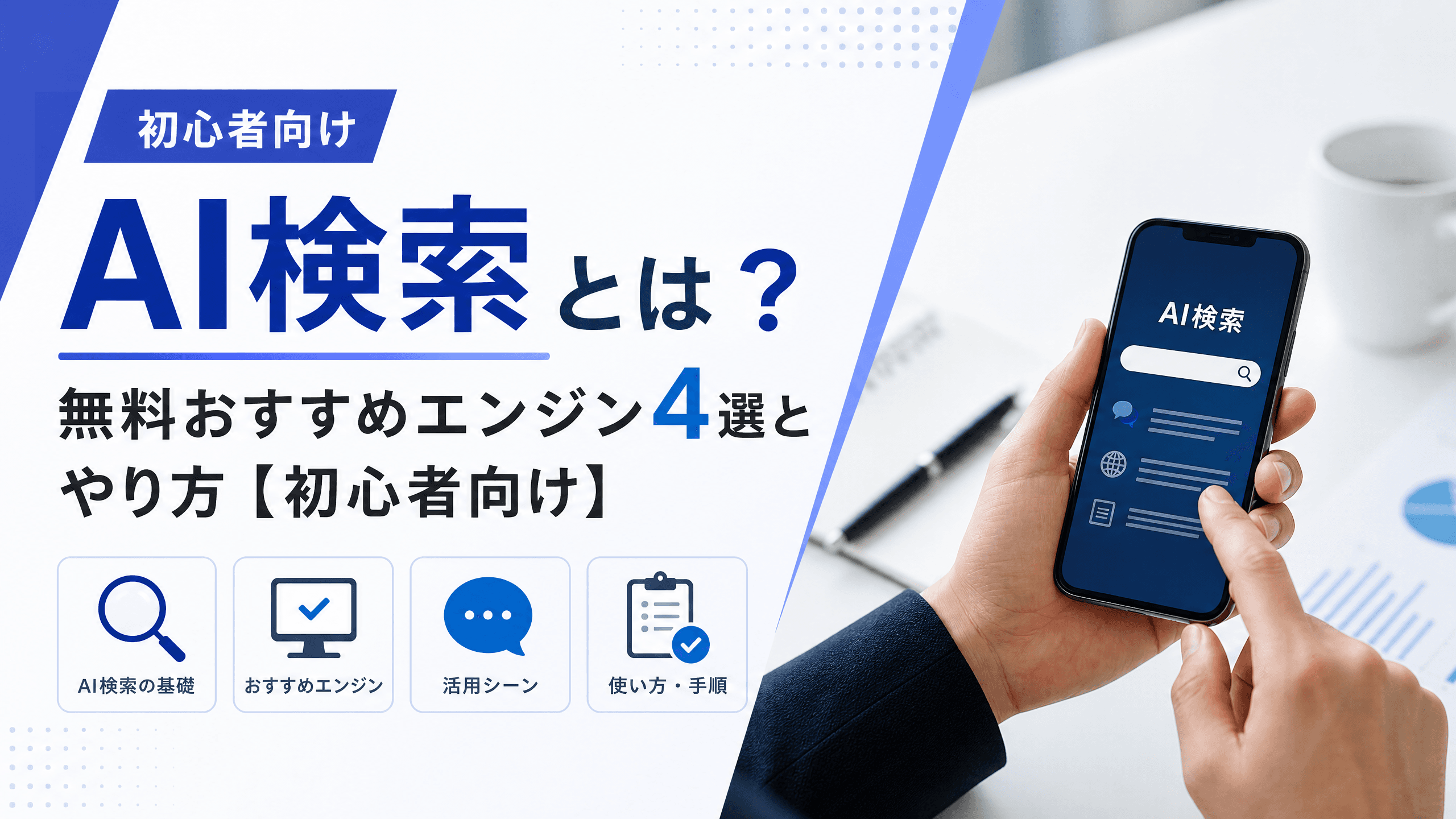 AI検索とは？無料おすすめエンジン4選とやり方【初心者向け】